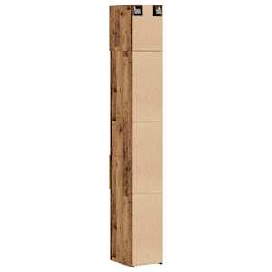 Úložná skříňka se zásuvkou 2 pcs Staré dřevo 30 x 42,5 x 225 cm - obrázek 9