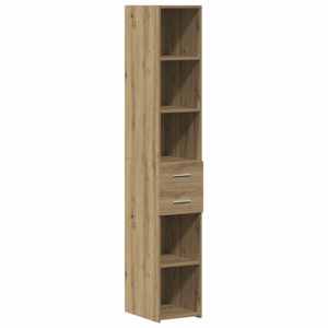 Úložná skříňka 2 pcs Artisanový dub 30 x 42,5 x 225 cm - obrázek 6