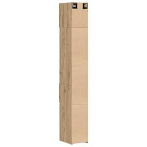 Úložná skříňka 2 pcs Artisanový dub 30 x 42,5 x 225 cm - obrázek 9