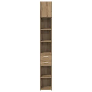 Úložná skříňka 2 pcs Artisanový dub 30 x 42,5 x 225 cm - obrázek 7