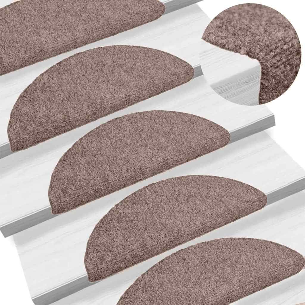 Trapmatten zelfklevend 20 st 65x21x4 cm crèmekleurig