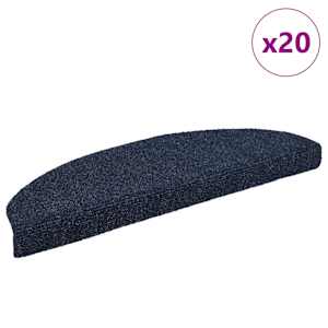 vidaXL isekleepuvad trepimatid 20 tk 65 x 21 x 4 cm sinised poolringikujulised suured