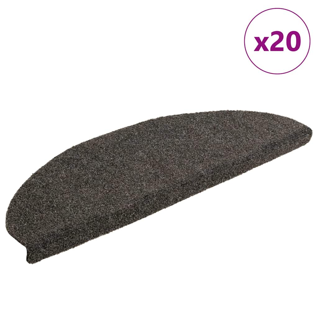 vidaXL Stufenmatten Selbstklebend 20 Stk. Anthrazit 65x21x4 cm