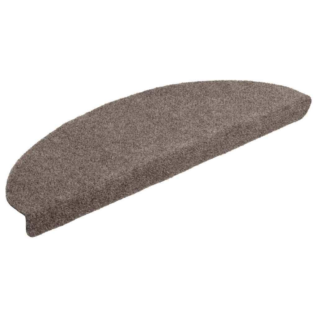 vidaXL Covorașe scară autoadezive 20 buc crem 65x21x4 cm