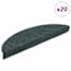  vidaXL 20 db zöld öntapadó lépcsőszőnyeg 56 x 17 x 3 cm termék 2. képe