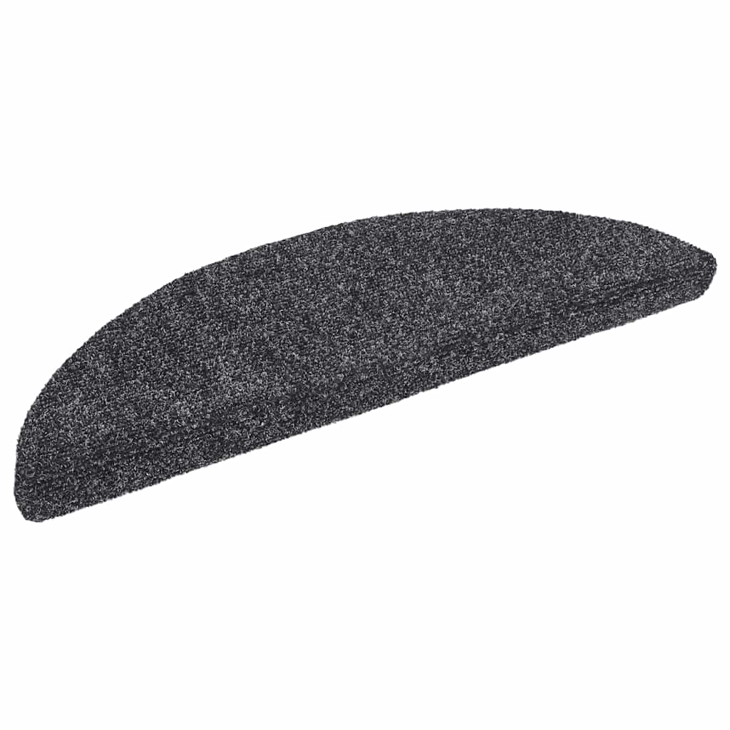vidaXL Trapmatten zelfklevend 30 st 56x17x3 cm donkergrijs afbeelding