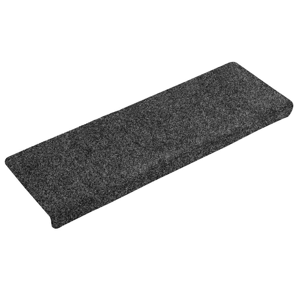 vidaXL Trapmatten zelfklevend 30 st 65x21x4 cm grijs afbeelding