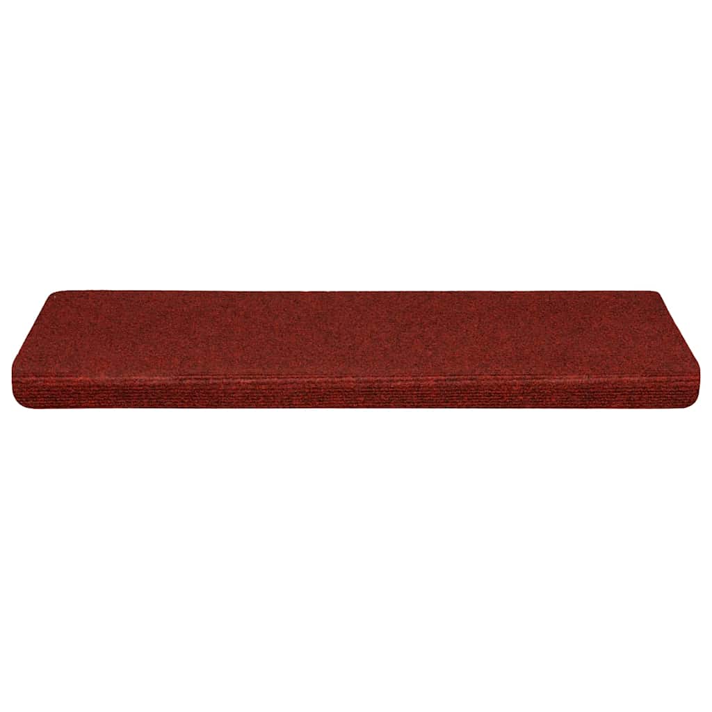 Thumbnail - vidaXL Stufenmatten Selbstklebend 30 Stk. Rot 65x21x4 cm