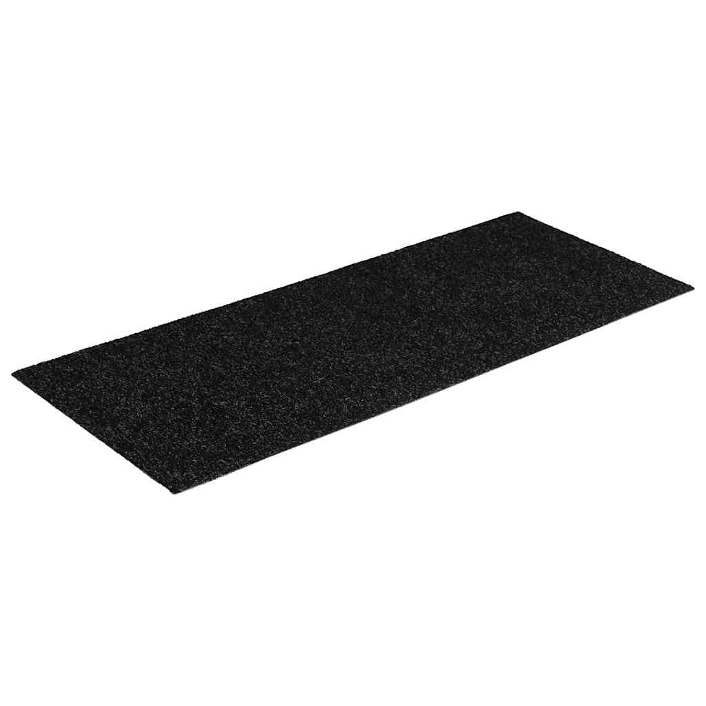 vidaXL Trapmatten zelfklevend 30 st 60x25 cm rechthoekig zwart afbeelding