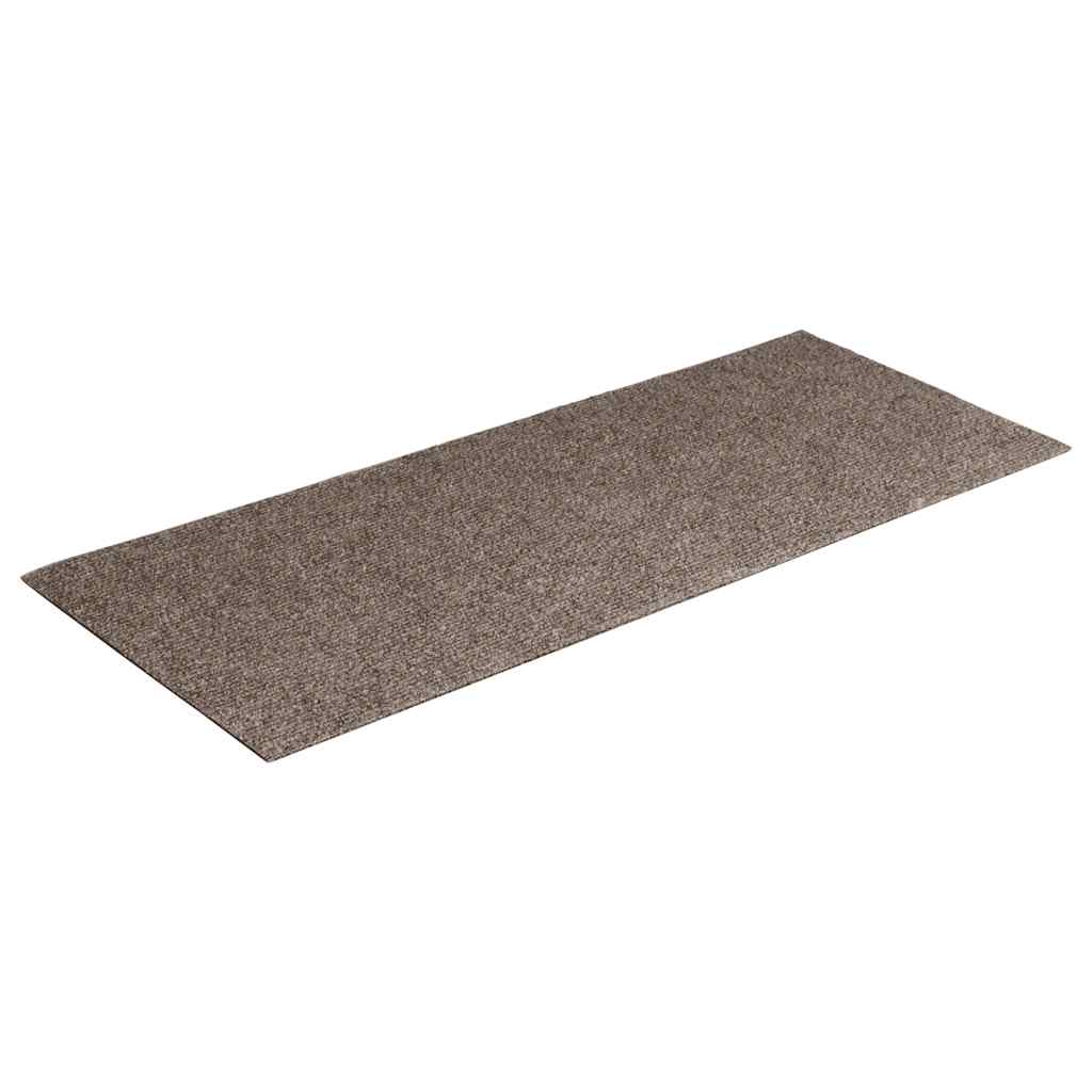 vidaXL Trapmatten zelfklevend 30 st 60x25 cm rechthoekig crèmekleurig afbeelding
