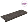 vidaXL trepimatid, isekleepuvad, 20 tk, 65 x 21 x 4 cm, antratsiithall, ristk&uuml;likukujuline serv