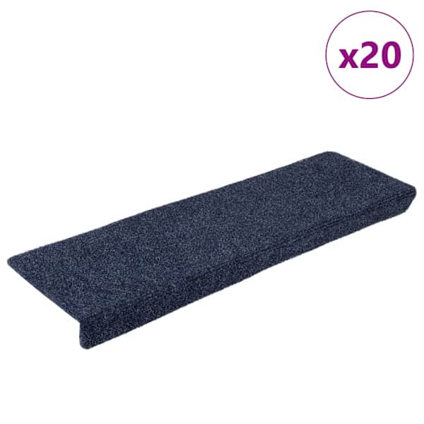 vidaXL trepimatid, isekleepuvad, 20 tk, 65 x 21 x 4 cm, antratsiithall, ristk&uuml;likukujuline serv