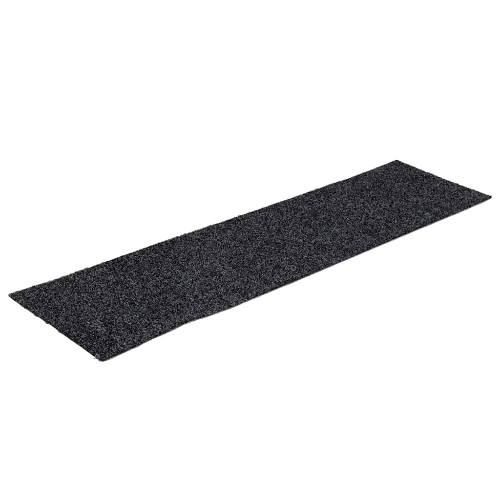vidaXL Schodiskové Rohože Samolepiace 30 ks Sivá 76x20 cm Obdĺž.