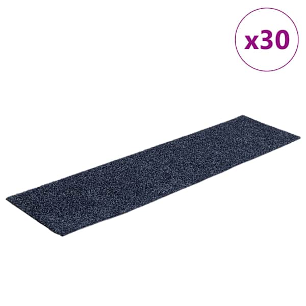 vidaXL isekleepuvad trepimatid, 30 tk, 76 x 20 cm, hallikassinised, ristk&uuml;likukujulised