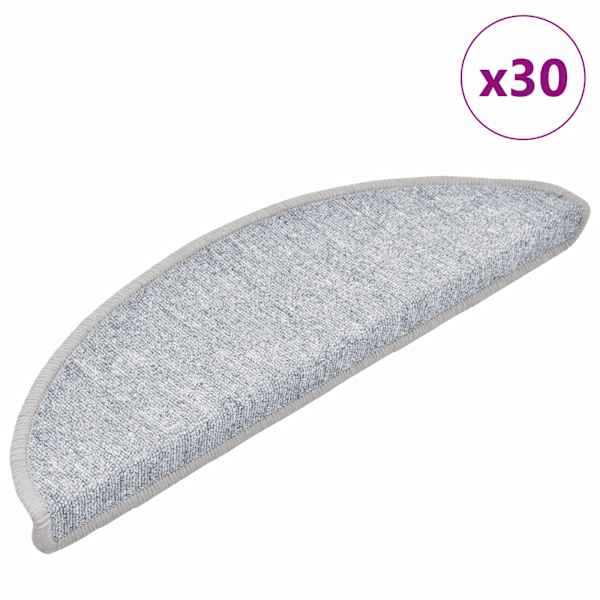 vidaXL trepimatid 30 tk 56 x 17 x 3 cm helehall poolringikujuline