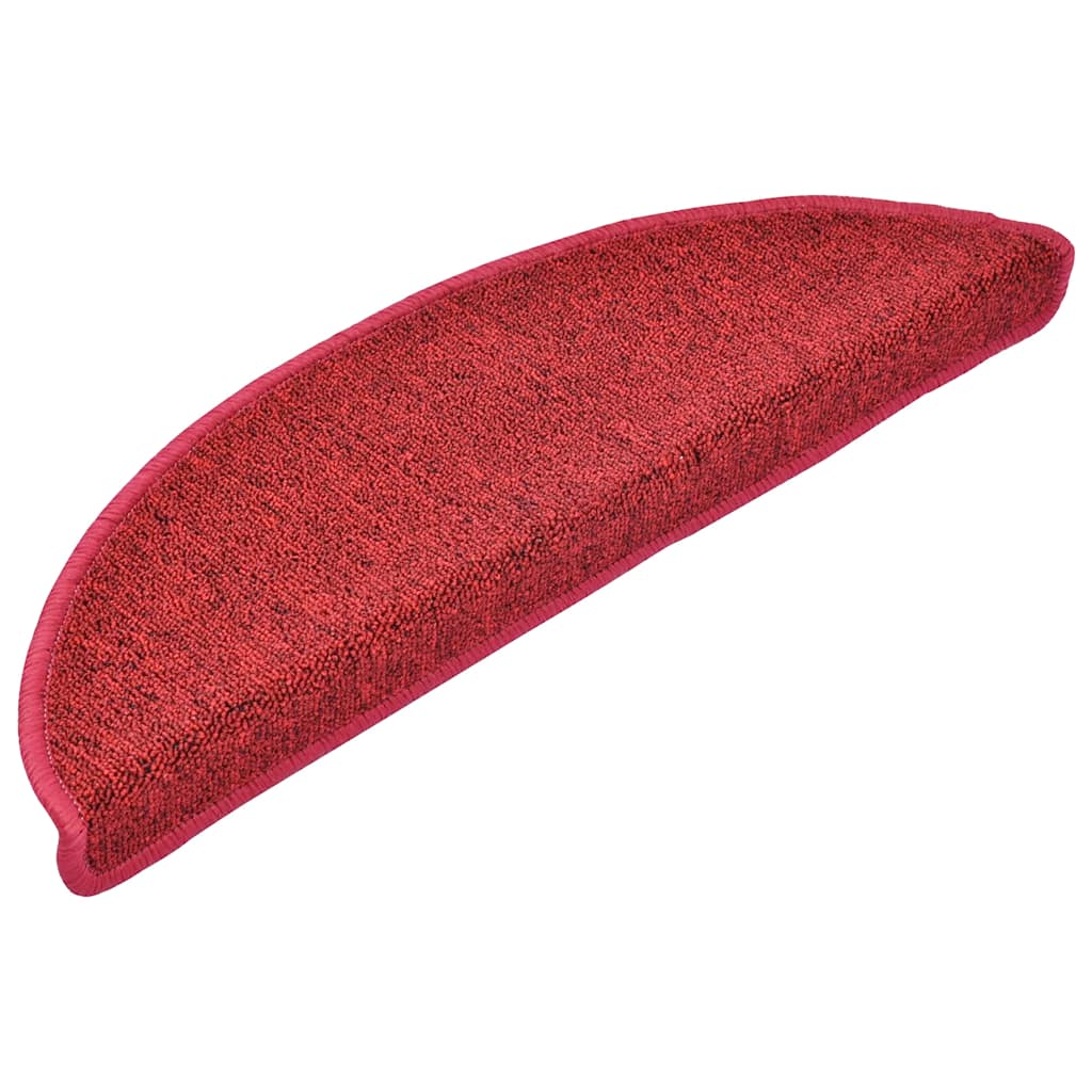 vidaXL Trapmatten 30 st 56x17x3 cm bordeauxrood afbeelding
