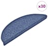 vidaXL trepimatid 30 tk 56 x 17 x 3 cm sinised poolringikujulised
