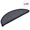 vidaXL Iseliimuvad treppimatid 30 tk 56 x 17 x 3 cm Non-Slip