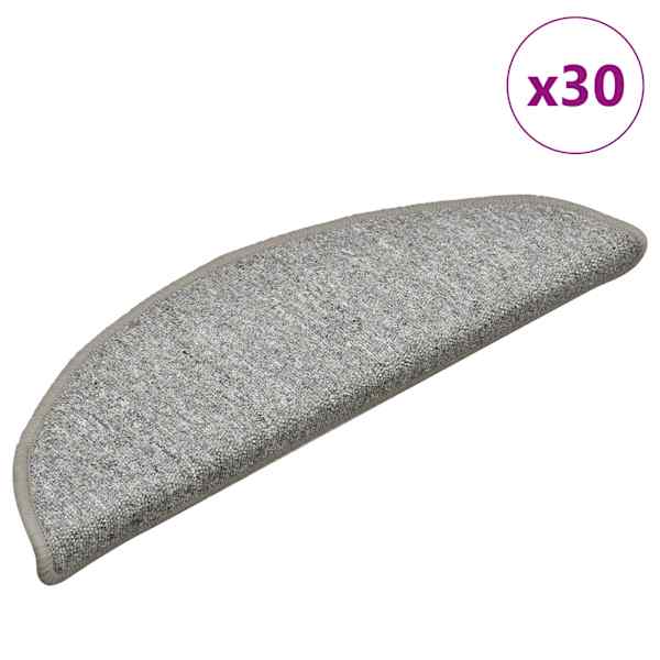vidaXL trepimatid 30 tk 56 x 17 x 3 cm helehall poolringikujuline