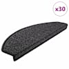 vidaXL trepimatid 30 tk 65 x 24 x 4 cm antratsiithall poolringikujuline suur