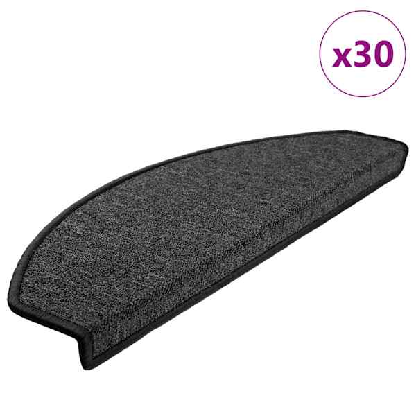 vidaXL trepimatid 30 tk 65 x 24 x 4 cm antratsiithall poolringikujuline suur