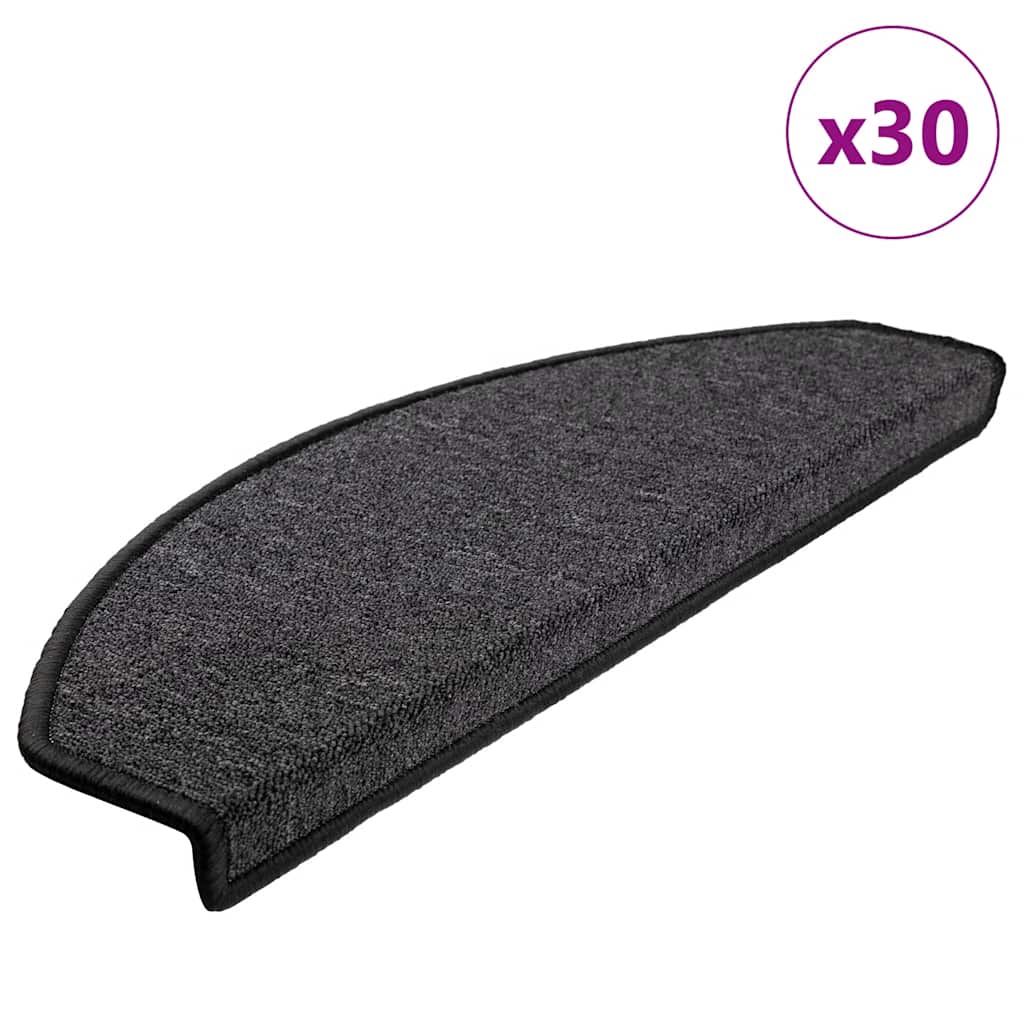 vidaXL Stufenmatten 30 Stk. Anthrazit 65x24x4 cm