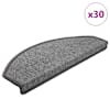 vidaXL trepimatid 30 tk 65 x 24 x 4 cm tumehall poolringikujulised suured
