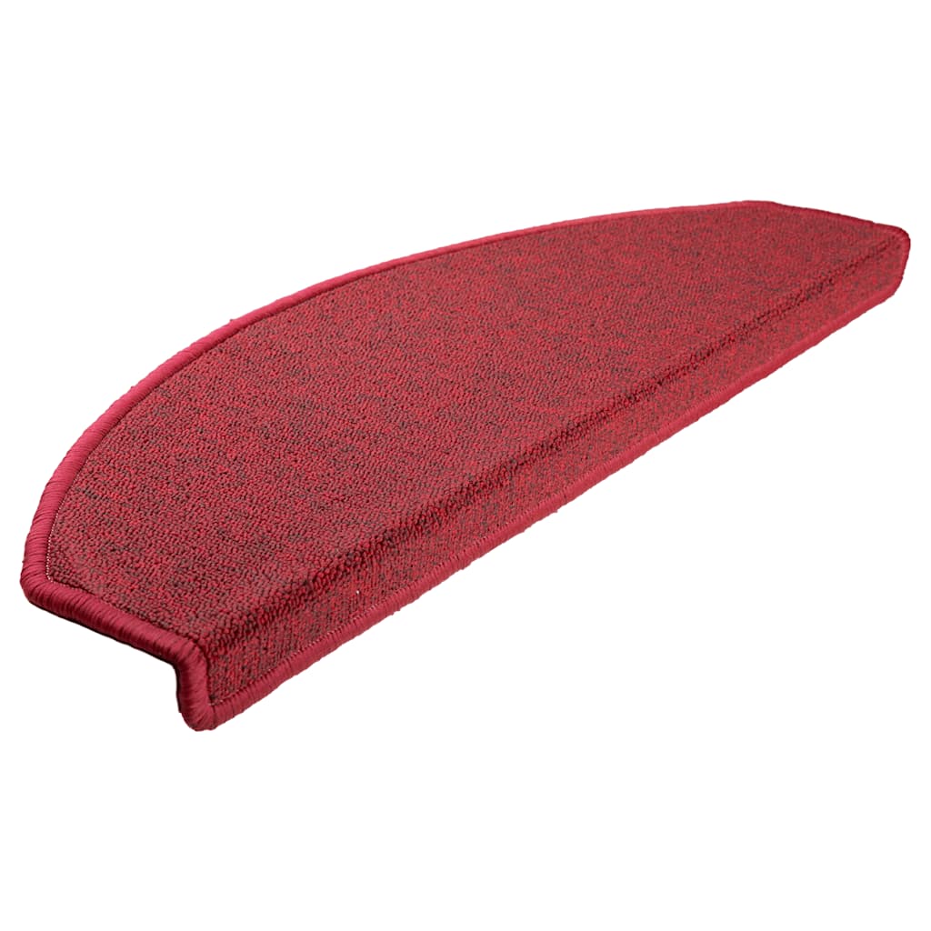 vidaXL Trapmatten 30 st 65x24x4 cm bordeauxrood afbeelding