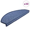 vidaXL trepimatid 30 tk 65 x 24 x 4 cm sinised poolringikujulised suured