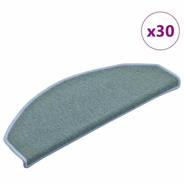 vidaXL trepimatid 30 tk 65 x 24 x 4 cm meresinised poolringikujulised suured
