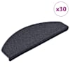 vidaXL trepimatid 30 tk 65 x 24 x 4 cm tumehall ja sinine poolringikujulised suured
