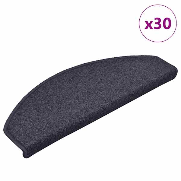 vidaXL trepimatid 30 tk 65 x 24 x 4 cm tumehall ja sinine poolringikujulised suured