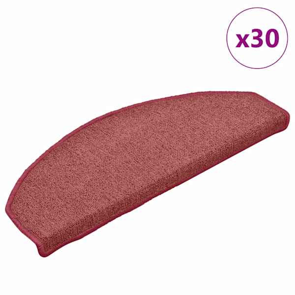 vidaXL trepimatid 30 tk 65 x 24 x 4 cm bordoopunased poolringikujulised suured