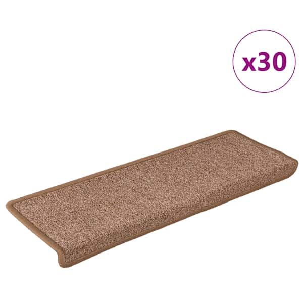 vidaXL trepimatid 30 tk 65 x 21 x 4 cm pruunid ristk&uuml;likukujulised servad