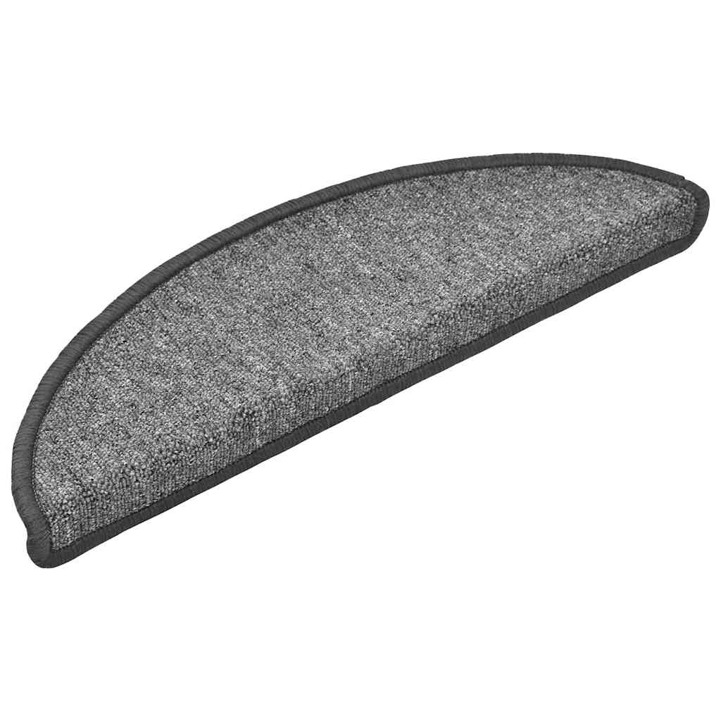 vidaXL Trapmatten 56x17x3 cm 20 st donkergrijs afbeelding