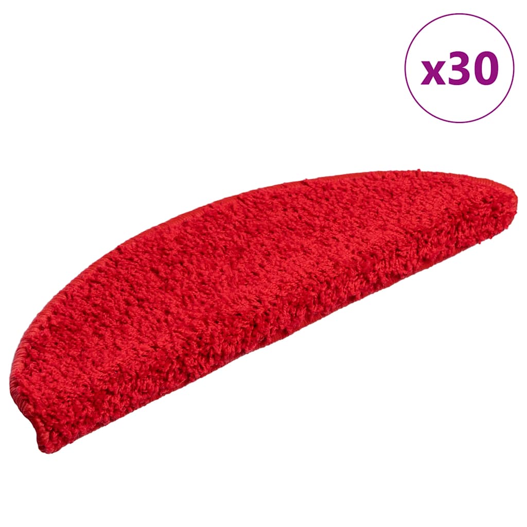 vidaXL Stufenmatten 30 Stk. Rot 56x17x3 cm