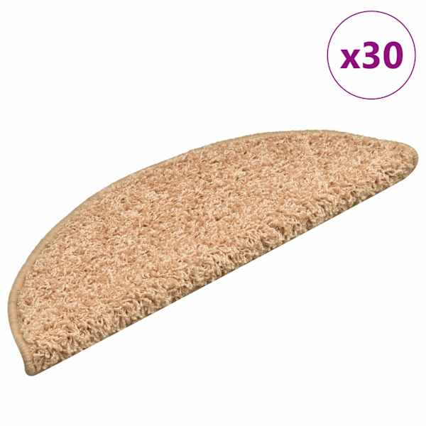 vidaXL trepimatid 30 tk 56 x 17 x 3 cm kuldsed poolringikujulised