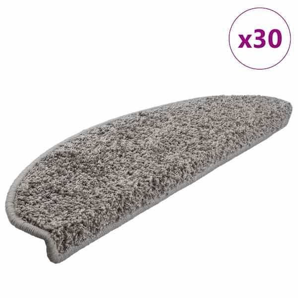 vidaXL trepimatid 30 tk 65 x 21 x 4 cm hallid poolringikujulised suured