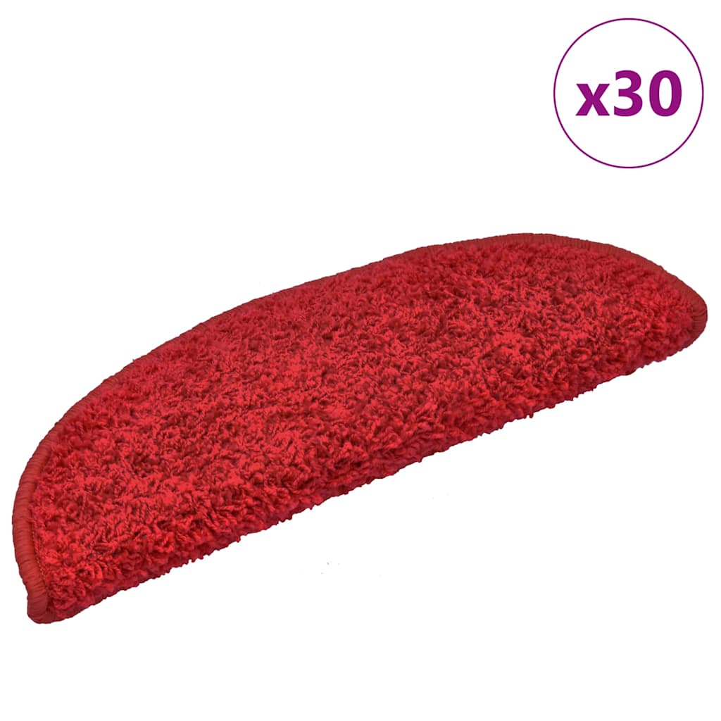 vidaXL Stufenmatten 30 Stk. Rot 65x21x4 cm