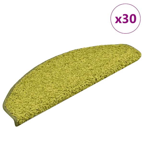 vidaXL trepimatid 30 tk 65 x 21 x 4 cm rohelised poolringikujulised suured