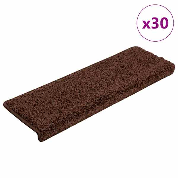 vidaXL trepimatid 30 tk 65 x 21 x 4 cm pruunid ristk&uuml;likukujulised servad