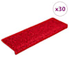 vidaXL trepimatid 30 tk 65 x 21 x 4 cm punased ristk&uuml;likukujulised servad