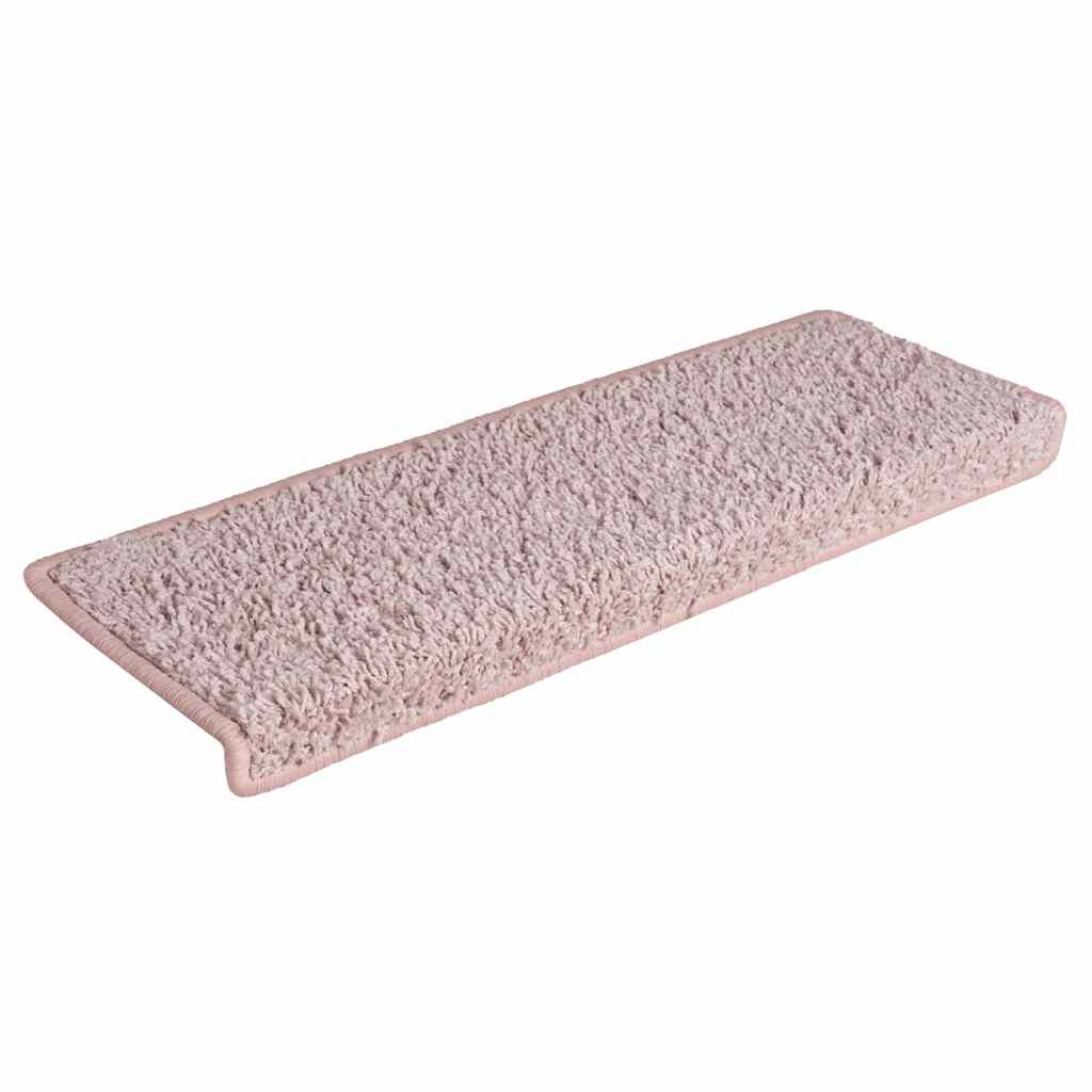 vidaXL Trapmatten 65x21x4 cm 30 st wit en roze afbeelding