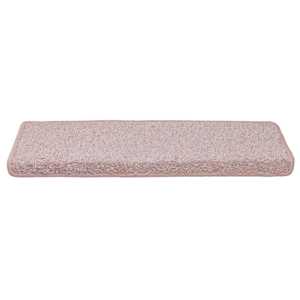 Schodové rohože 30 ks 65 x 21 x 4 cm bílé a růžové s obdélníkovým okrajem - obrázek 3