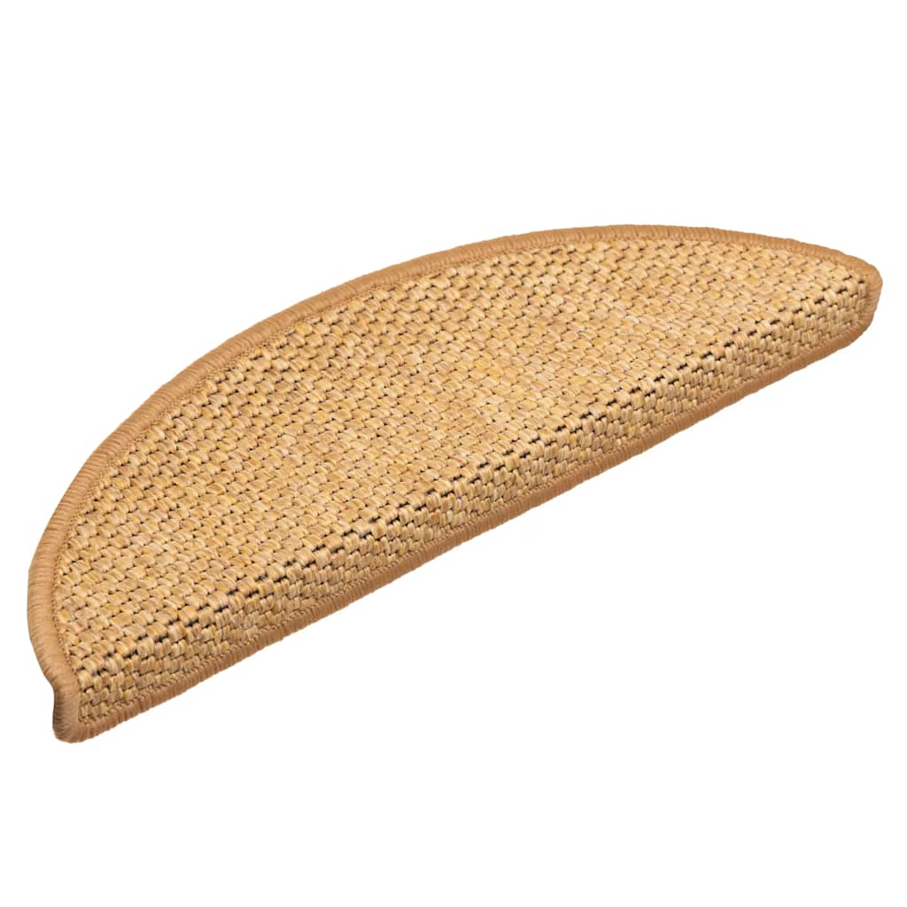Thumbnail - vidaXL Stufenmatten Selbstklebend Sisal-Optik 30 Stk. 56x17x3 cm Sisal