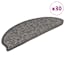  vidaXL 30 db lépcsőszőnyegek öntapadós szizál kinézetű 65x21x4 cm termék 2. képe