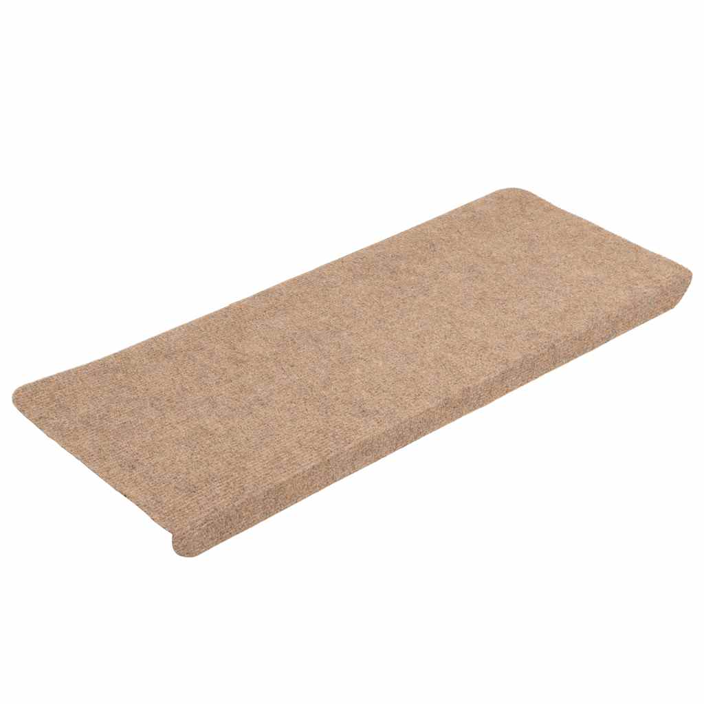 Thumbnail - vidaXL Stufenmatten Selbstklebend 30 Stk. Beige 65x24,5x3,5 cm