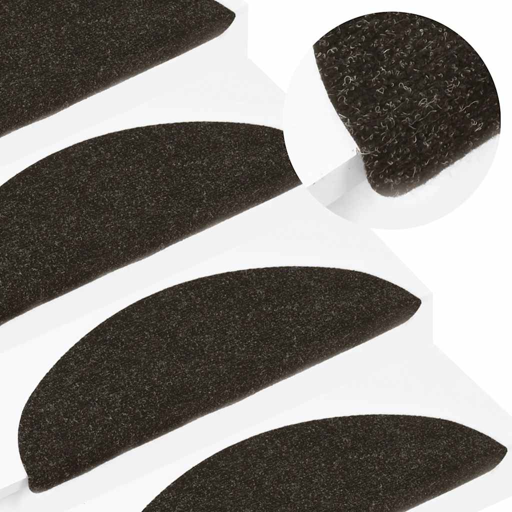 vidaXL Stufenmatten Selbstklebend 20 Stk. Anthrazit 56x17x3 cm