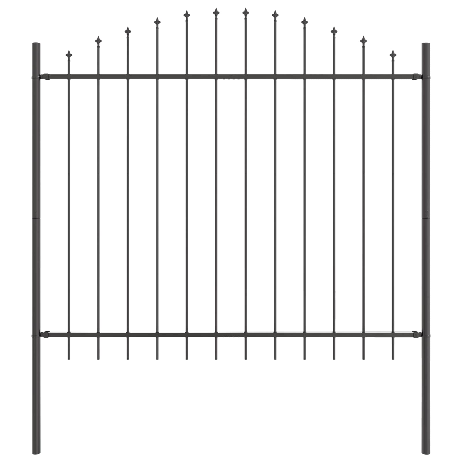 Aiandus aiapaneel 7 pcs Hall 170 x 190 cm Pulbervärvitud teras 2 Kõik vajalik sinu aeda ja koju! Aiandus aiapaneel 7 pcs Hall 170 x 190 cm Pulbervärvitud teras - Image 2