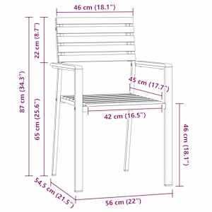 Zahradní jídelní souprava 5 pcs - obrázek 13